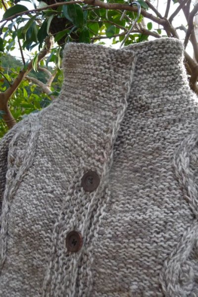 画像1: モヘア模様編み*セーター
